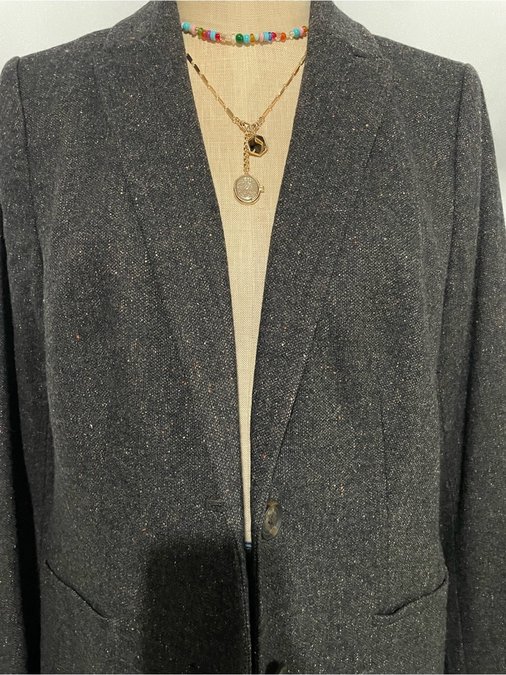 Talbots Italian Fabric Wool Blend Blazer | Women’s Size 10 - Picture 4 of 10